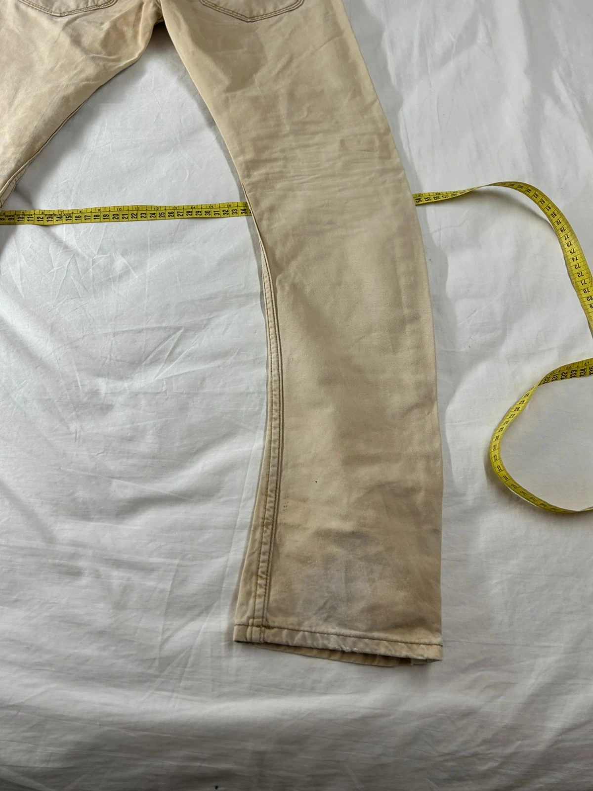 Jean skinny beige crème vintage Jules – photo 18